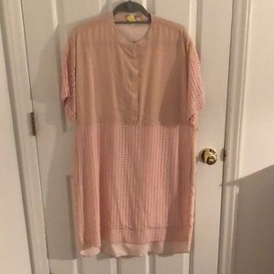 Pink shift Madewell dress